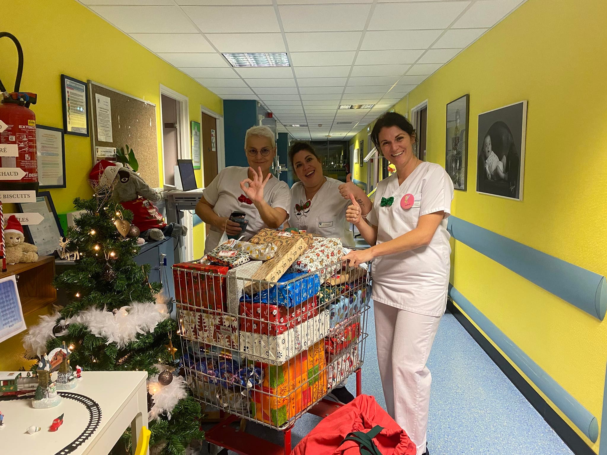 Remise des cadeaux au personnel hospitalier - Beaune 2023