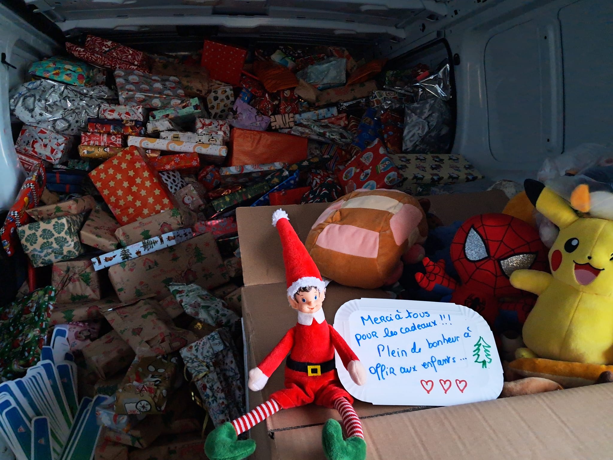 Tous les cadeaux récoltés