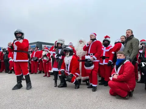 Balade solidaire des Pères Motards
