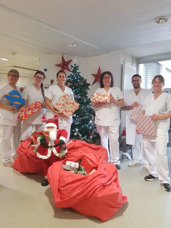 Remise des cadeaux au personnel hospitalier - Dole 2024